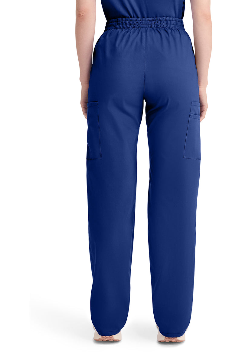 Galaxy Blue - Dickies EDS Signature Women Scrub Pants - Back View