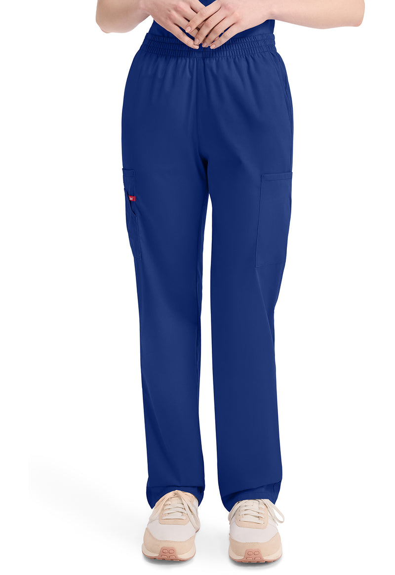 Galaxy Blue - Dickies EDS Signature Women Scrub Pants - Front View