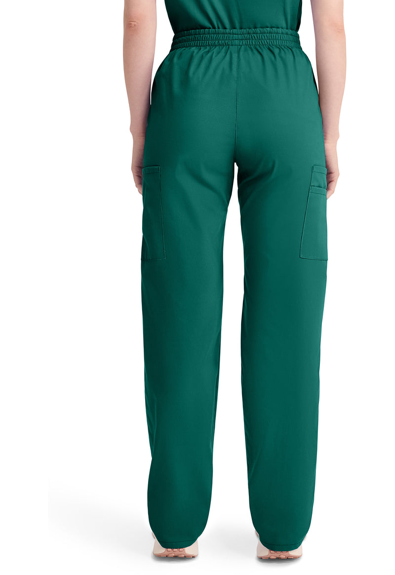 Hunter Green - Dickies EDS Signature Women Scrub Pants - Back View