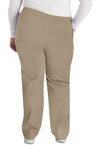 Dark Khaki - Dickies EDS Signature Women Scrub Pants - Back View