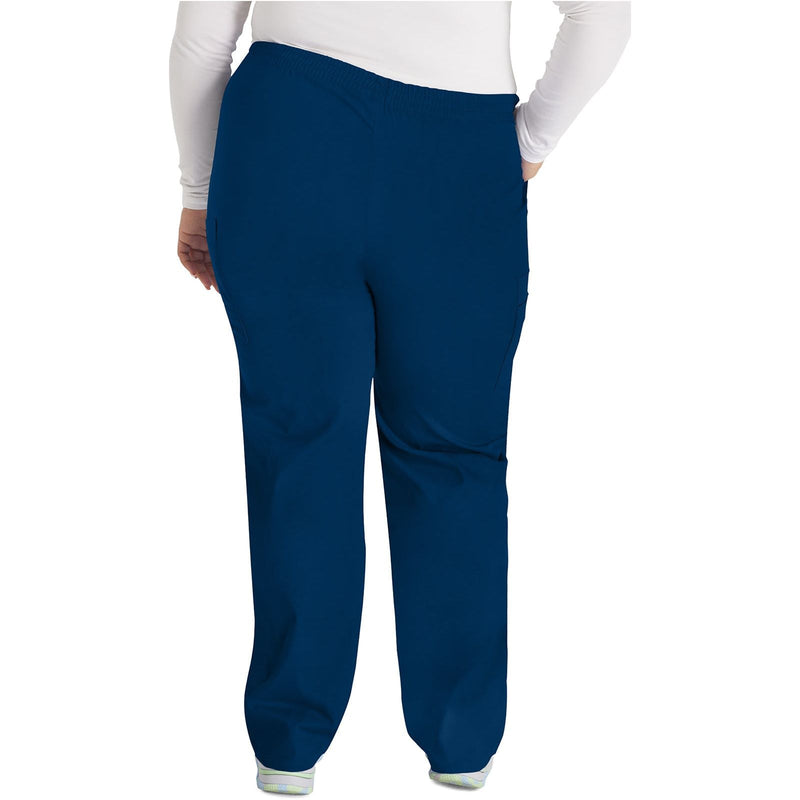 navy - Natural Rise Tapered Leg Pull-On Pant