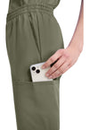 olive - Natural Rise Tapered Leg Pull-On Pant (View 3)