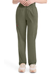 Olive - Dickies EDS Signature Women Scrub Pants - Front View