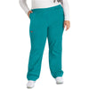 teal blue - Natural Rise Tapered Leg Pull-On Pant