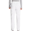 white - Natural Rise Tapered Leg Pull-On Pant