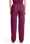 Wine - Dickies EDS Signature Women Scrub Pants - Back View