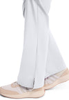 White - Women's Mid Rise Drawstring Cargo Scrub Pants – Petite (View 3)