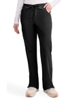 Black - Dickies EDS Signature Women Scrub Pants - Front View