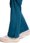 Caribbean Blue - Women's Mid Rise Drawstring Cargo Scrub Pants – Regular (View 3)
