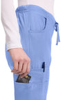 Ciel - Women's Mid Rise Drawstring Cargo Scrub Pants – Regular (View 2)