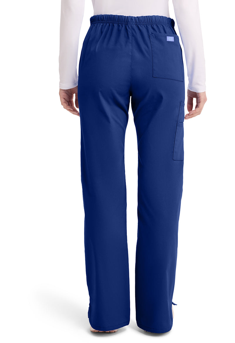 Galaxy Blue - Dickies EDS Signature Women Scrub Pants - Back View