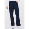navy - Mid Rise Drawstring Cargo Pant