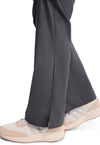 Pewter - Women's Mid Rise Drawstring Cargo Scrub Pants – Regular (View 3)