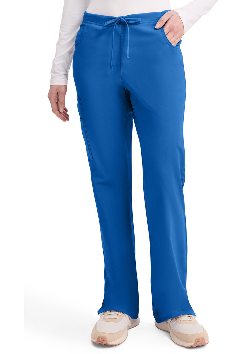 Royal - Dickies EDS Signature Women Scrub Pants - Front View
