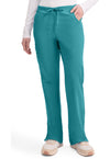 Teal Blue - Dickies EDS Signature Women Scrub Pants - Front View