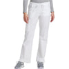 white - Mid Rise Drawstring Cargo Pant