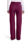 Wine - Dickies EDS Signature Women Scrub Pants - Back View