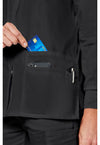Black - Snap Front Warm-Up Jacket (View 4)