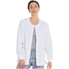 white - Snap Front Warm-Up Jacket