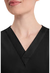 Black - Women's V-Neck Scrub Top (View 2)