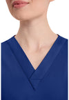 Galaxy Blue - Women's V-Neck Scrub Top (View 2)