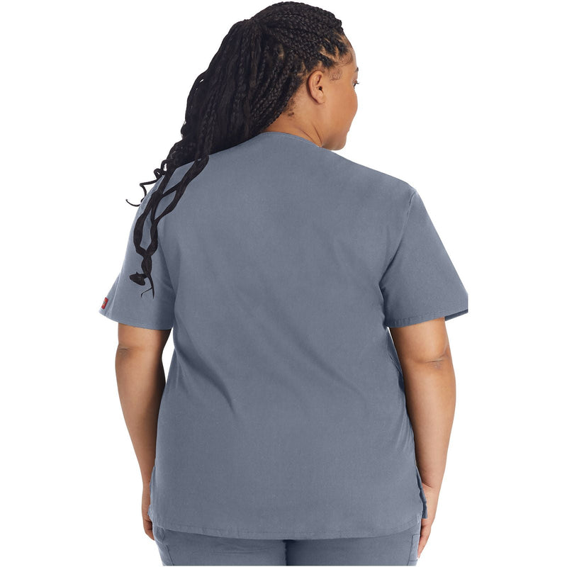 grey - V-Neck Top