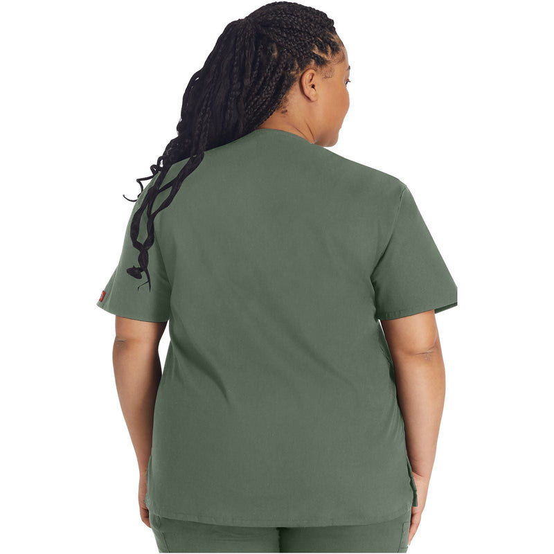 olive - V-Neck Top