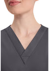 Pewter - Women's V-Neck Scrub Top (View 2)