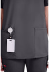 Pewter - Women's V-Neck Scrub Top (View 3)