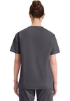 Pewter - Dickies EDS Signature Women Scrub Top - Back View
