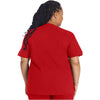 red - V-Neck Top