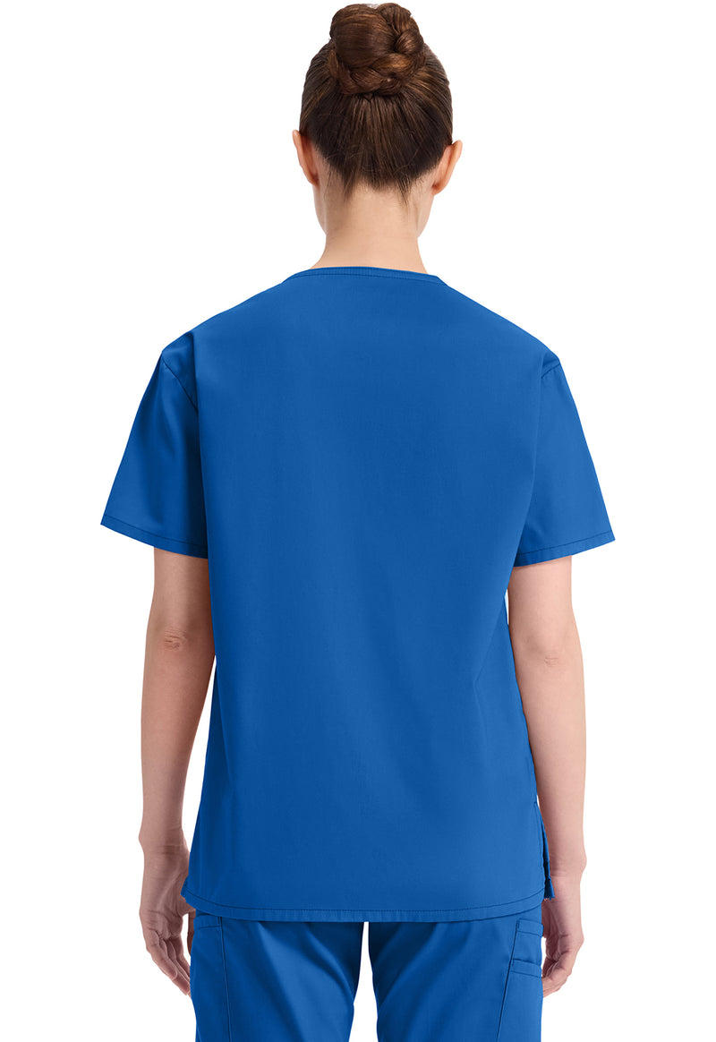 Royal - Dickies EDS Signature Women Scrub Top - Back View