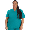 teal blue - V-Neck Top