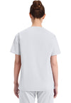 White - Dickies EDS Signature Women Scrub Top - Back View