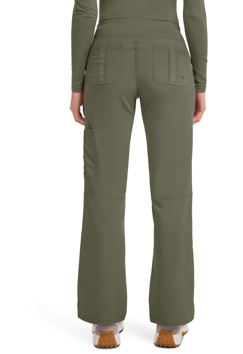 Olive - Women's Tori Scrub Pants – Petite (Back)