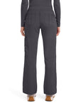 Pewter - Women's Tori Scrub Pants – Petite (Back)