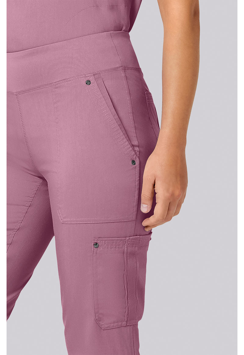 Powder Puff Pink - Women's Tori Scrub Pants – Petite (View 4)