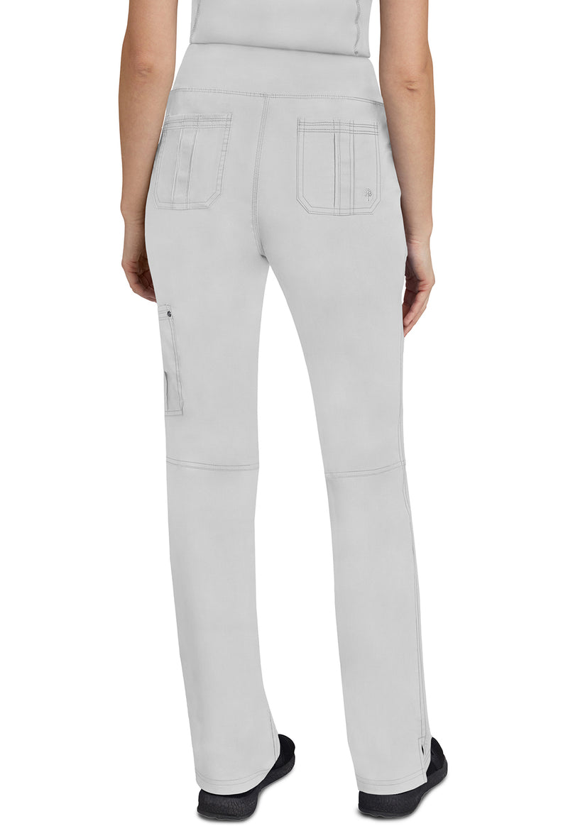 WHITE - Women's Tori Scrub Pants – Petite (Back)