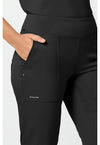 BLACK - Women's Tori Scrub Pants – Regular (View 3)
