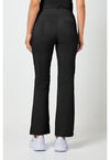 BLACK - Healing Hands Purple Label Women Scrub Pants - Back View