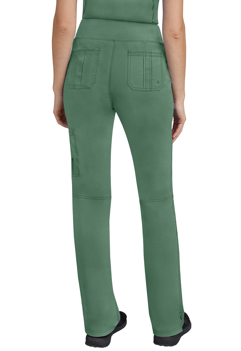 Desert Cactus - Healing Hands Purple Label Women Scrub Pants - Back View