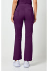 Eggplant - Healing Hands Purple Label Women Scrub Pants - Back View