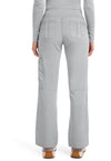 Grey - Healing Hands Purple Label Women Scrub Pants - Back View