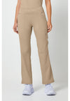 Khaki - Healing Hands Purple Label Women Scrub Pants - Front View