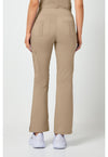 Khaki - Healing Hands Purple Label Women Scrub Pants - Back View