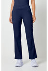 Navy - Healing Hands Purple Label Women Scrub Pants - Front View