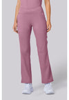 Powder Puff Pink - Healing Hands Purple Label Women Scrub Pants - Front View