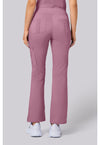 Powder Puff Pink - Healing Hands Purple Label Women Scrub Pants - Back View