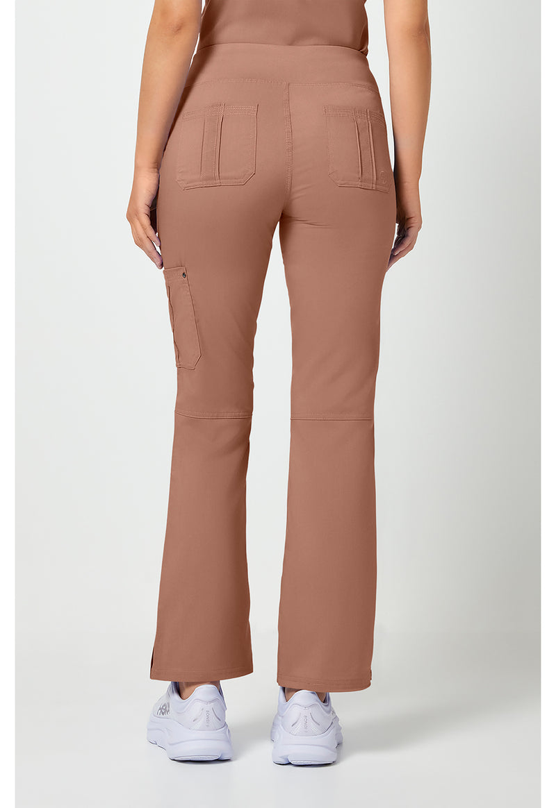 Santa Fe Tan - Healing Hands Purple Label Women Scrub Pants - Back View