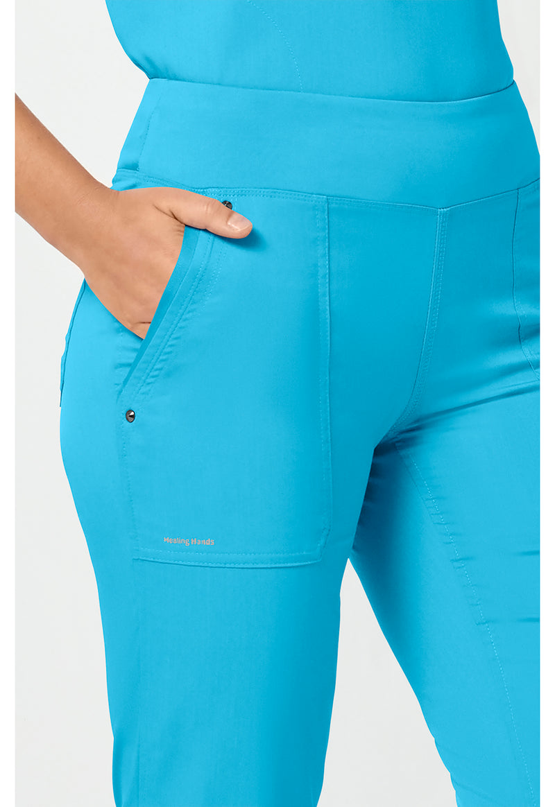 Turquoise - Women's Tori Scrub Pants – Regular (View 3)